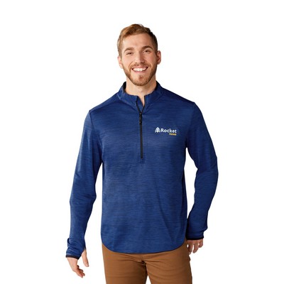 Men's MATHER Performance Knit Half Zip with Thumb Holes