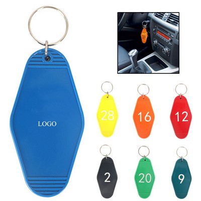 Plastic Hotel Keychain / Motel Key Tag