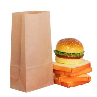 Food Packaging Coated Bread Kraft Paper Bag