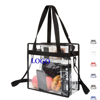 Stadium Messenger Shoulder Clear Tote Bag