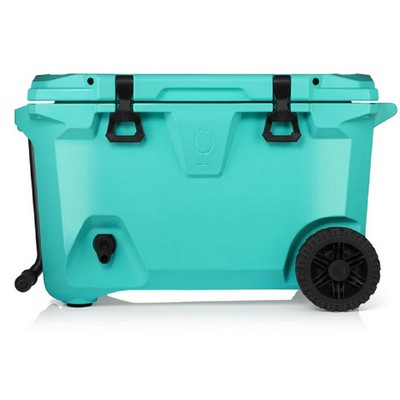 Brumate BrüTank 55 Quart Rolling Cooler in Aqua