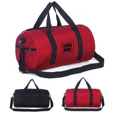 Sport & Travel Heather Duffel Bag W/ Individual Shoes Pocket