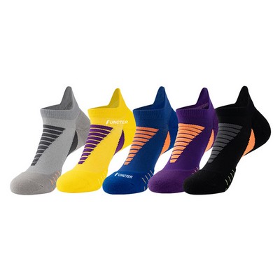 Athletic Socks Low Cut Cushion Running Socks Breathable Comfortable for Sports