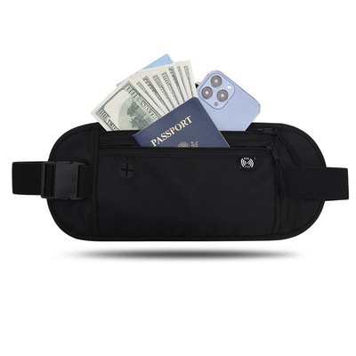 RFID Travel Money Belt Passport Holder