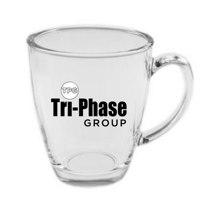 12 Oz. New Wave Glass Coffee Mug