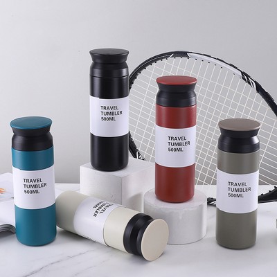 16 Oz. Stainless Steel Vacuum Bottle Travel Coffee Bottle