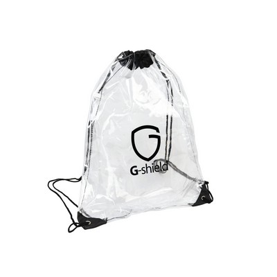 Clear Drawstring Bag (14"x18")