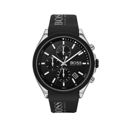 Hugo Boss Gents Boss Velocity Stainless Steel Watch w/Silicone Strap