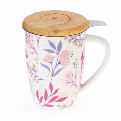 Pinky Up® Bailey™ Ceramic Tea Mug & Infuser