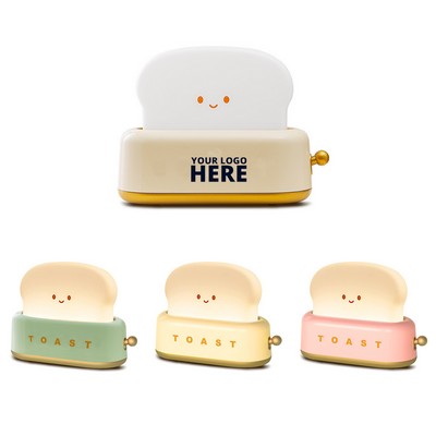 Cute Desk Decor Toaster Lamp