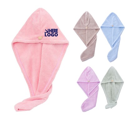 Microfiber Wrap Hair Quick Drying Towel