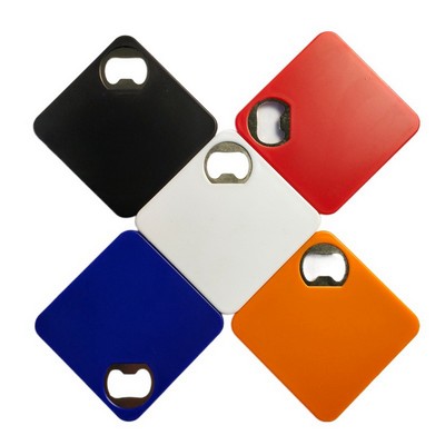 Square Coaster w/Bottle Opener