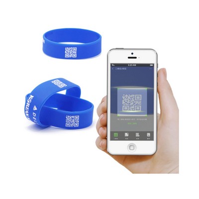 Silicon QR Code Bracelet