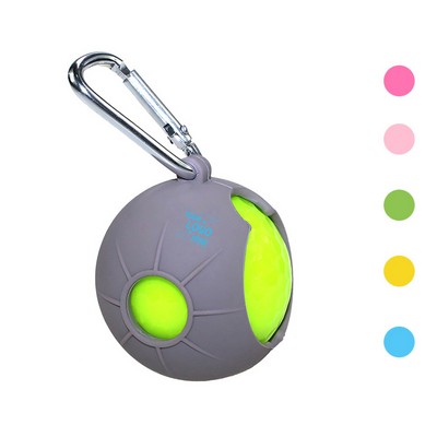 Golf Ball Silicone Protective Cover with Carabiner