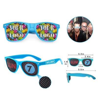 Custom Printed Pinhole Glasses