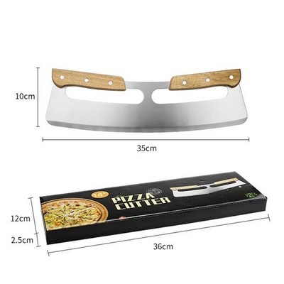 Stainless Steel Pizza Cutter Wheel with Ergonomic Handle