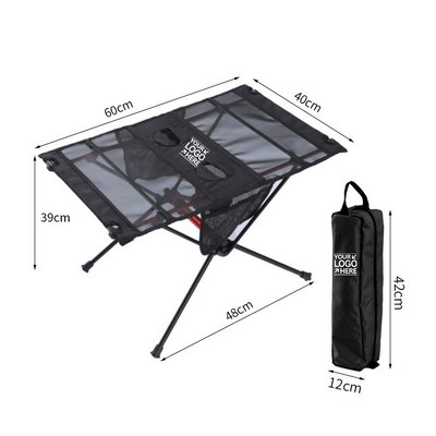 Lightweight Small Folding Roll-Up Table w/Carry Bag