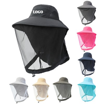 UPF50 Summer Mesh Safari Sun Hat