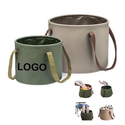 Folding Bucket With Handle - Compact And Durable