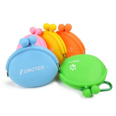 Pet Silicone Snack Bag Portable Fanny Pack With Buckle