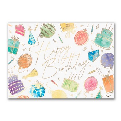 Celebration Icons Birthday Card