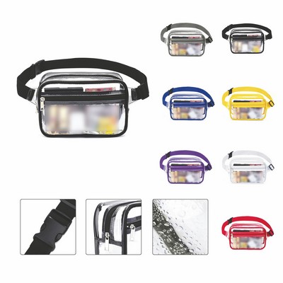 PVC Transparent Multi Color Fanny Pack