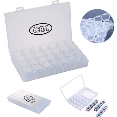 36 Grids Clear Plastic Organizer Box