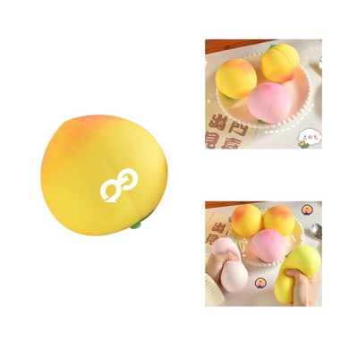 Juicy Peach Shaped Reliver Stress Toy