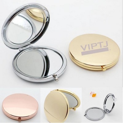 Round Shape Foldable Cosmetic Mirror