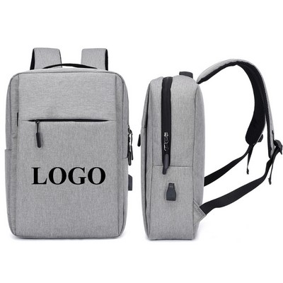 Travel Laptop Backpack With USB Charging Port