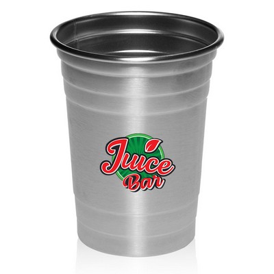 Stainless Steel Beer Cups - 16 oz