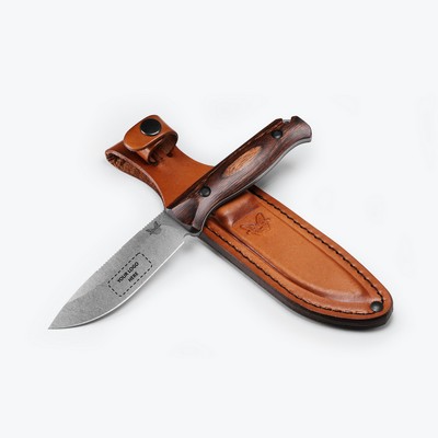 Saddle Mountain Skinner Brown Wood Knife