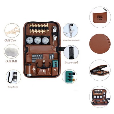 Leather Golf Tool Accessory Kit