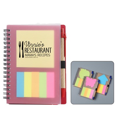 Notebook w/ Sticky Note & Pen