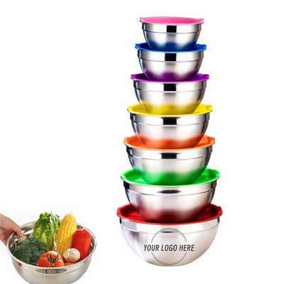 Stainless Steel Salad Bowl With Lid