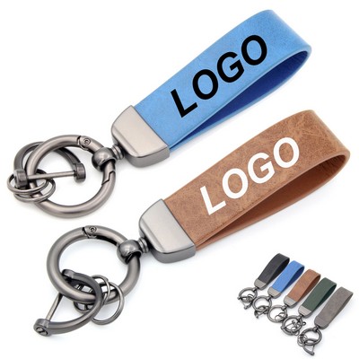 Leather Car Key Fob