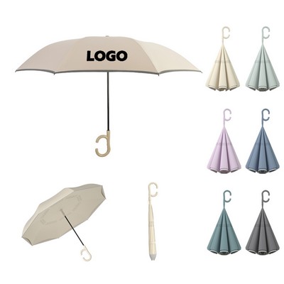 Deluxe Inverted Reverse Umbrella