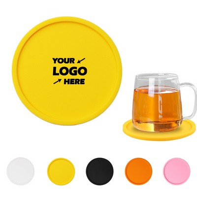 Round Silicone Coasters For Tabletop Protection