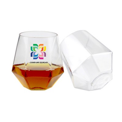 12oz Clear Plastic Wine Glasses