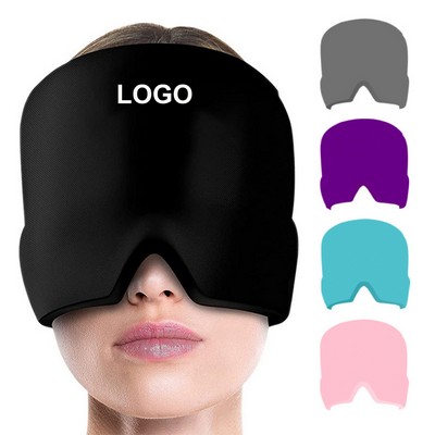 Ice Pack Mask Cooling Gel Headache Relief Cap