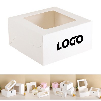 Cake Box Transparent Window Pastry Packaging Box