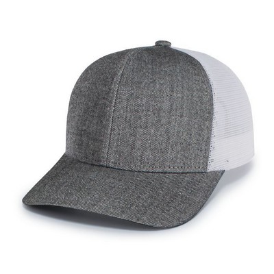 Pacific Headwear™ Herringbone Trucker Cap