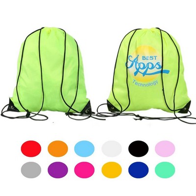 Nylon Waterproof Drawstring Backpack