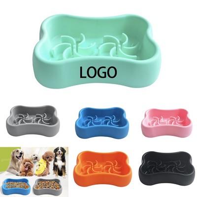 Silicone Slow Feeding Pet Bowl