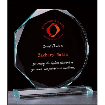 UV Printed Octagon Series 3/4" Thick Acrylic Award (8"x8.75")