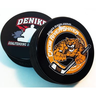 Official Size Professional Hockey Puck (2-sided)