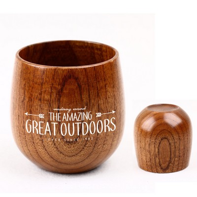 4oz Wooden Cup