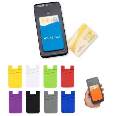 Double Layer Silicone Phone Wallets