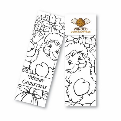 Santa Coloring Bookmark