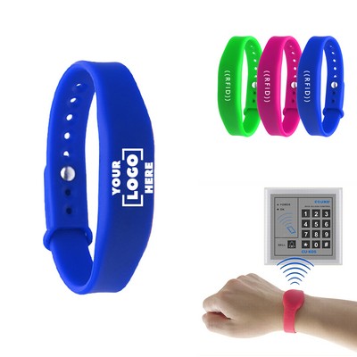 RFID Silicone Wristbands For NFC And Access Control